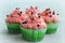 Watermelon Cupcakes