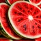 Watermelon fresh raw organic fruit