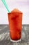 Watermelon Frozen drink. Refreshing cold summer drink Watermelon Frozen drink. Refreshing cold summer drink watermelon slushie