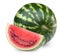 Watermelon fruits Isolated