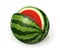 Watermelon. Green juicy fruit