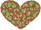 Watermelon Heart Shaped