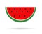 Watermelon icon. cute red watermelon slide. watermelon icon in t