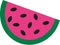 Watermelon icon sweet