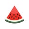 Watermelon icon vector. Fruits illustration sign. Vitamins symbol. Vegetarian logo. Food mark.