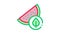 Watermelon Leaf Icon Animation