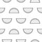 Watermelon line icon seamless vector pattern.