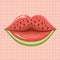 watermelon lips