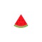 Watermelon realistic icon. vector symbol on white