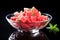 Watermelon Salad. Ai generative