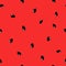 Watermelon seeds seamless pattern.