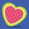 WATERMELON SHAPES HEART 13