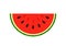 Watermelon slice fruit icon