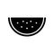Watermelon slice vector, Summer party related solid icon