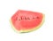 Watermelon solated on white background