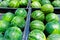 Watermelon sold at the organic market