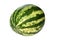 Watermelon, a staple food and natural fruit, is shown on a white background