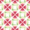 Watermelon watercolor seamless pattern. Modern food illustration. Textile print design