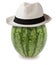 Watermelon whit hat
