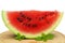 Watermelon on white background