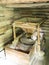 Watermill interior from Rudaria, Caras-Severin, Romania