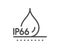 Waterproof line icon. Water resistant ip66 sign. Vector
