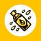 Waterproof spray bottle icon