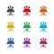 Waterproof Symbol, Water Resistant Materials icon. Set icons colorful