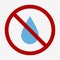 Waterproof, water protection icon