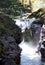 The waters of Little Qualicum Falls, BC