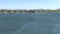 The waters of Tallebudgera Creek as it opens out approaching the ocean.