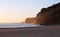 The waterscape with ocean and the rocks