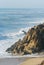 The waterscape with ocean and the rocks