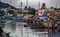 Waterside boats and buildings in Cap Haitien, Haiti.