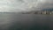 Waterside distant view Benidorm coastline