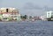 Waterside scenery in Belize City