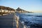 waterside walkway and seaview at Camps bay
