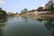 Waterway, body, of, water, reflection, resources, reservoir, river, bank, sky, watercourse, tree, pond, moat, lake, canal, reflect