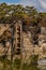 Waterwheel in small pond