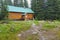 Wates Gibson Alpine Club of Canada Log Cabin in Tonquin area of Jasper National Park