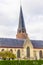 Watou, Belgium - APRIL 6, 2019: Church in Watou