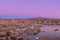 Watson Lake Sunset and Moonrise