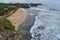 Watu Kodok beach at southern area of Yogyakarta.