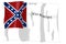 Waul`s Texas Legion. Historic Flag. Confederate States of America