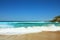 Wave on the beach in Suances, Spain