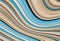 Wave beige blue bend volumetric wide band contrast base geometic