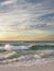 Wave Break on Florida Beach as the Sun Rises