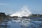 Wave Breaking on Lava Rocks