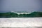 Wave breaking at Zicatela Mexican Pipeline Puerto Escondido Mexico
