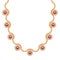 Wave chain golden metallic necklace or bracelet